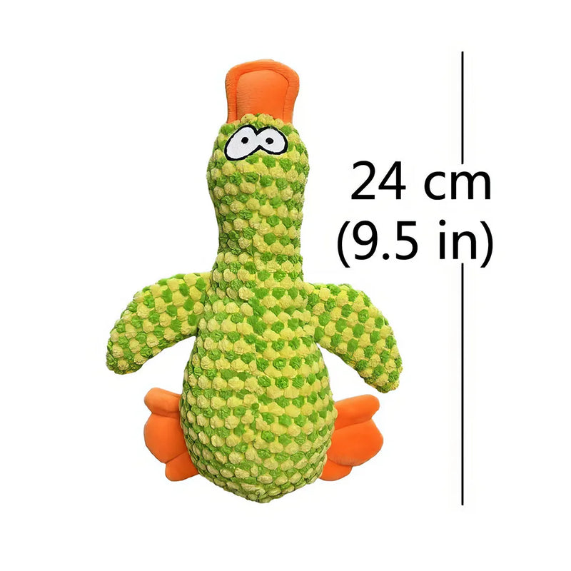 plush duck squeak toy for dogs, view 13 - MRSLM