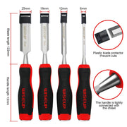 4-piece wood carving chisel set, view 8 - MRSLM