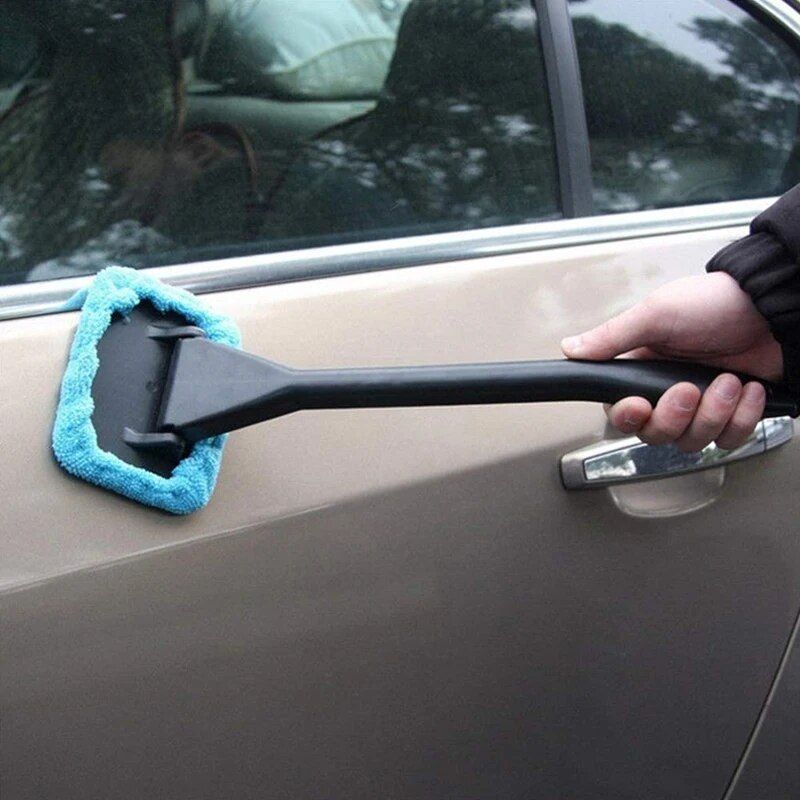 rotating microfiber car window cleaner brush, view 7 - MRSLM