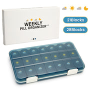 Large weekly pill organizer, view 7 - MRSLM