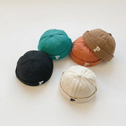 vintage letters embroidered baby docker hat, view 7 - MRSLM