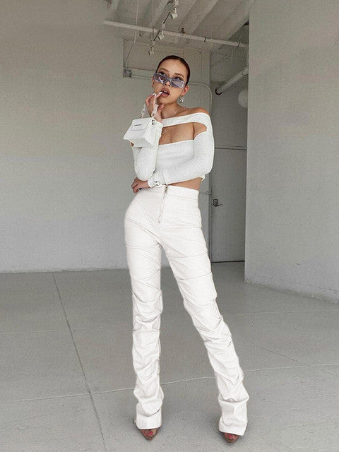 pleated high waist trousers, view 5 - MRSLM