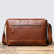 Vintage leather crossbody bag, view 2 - MRSLM