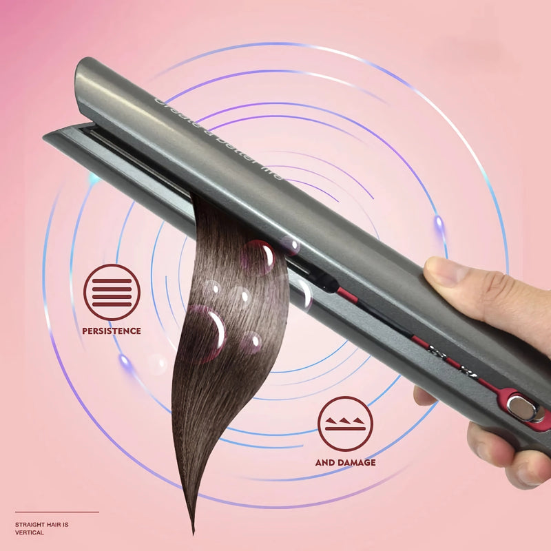 2 in 1 hair straightener and curler, view 3 - MRSLM