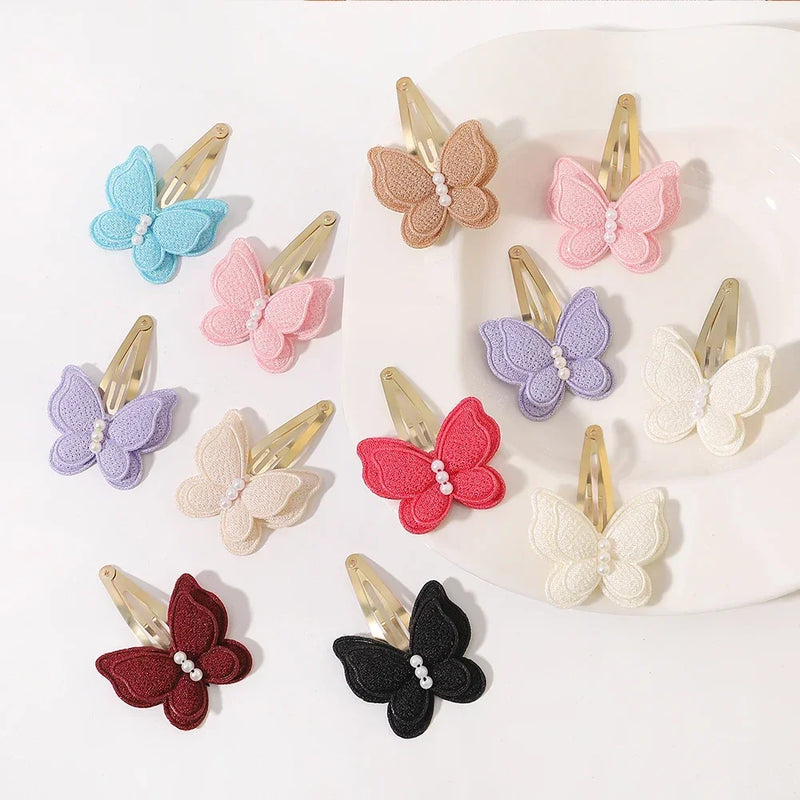 2pcs butterfly hair clips for girls, view 15 - MRSLM