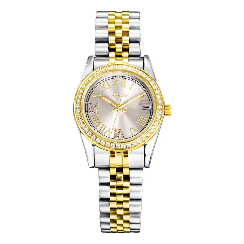 Luxury women's gold watch, view 4 - MRSLM