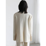 long sleeve blazer with ribbon, view 5 - MRSLM