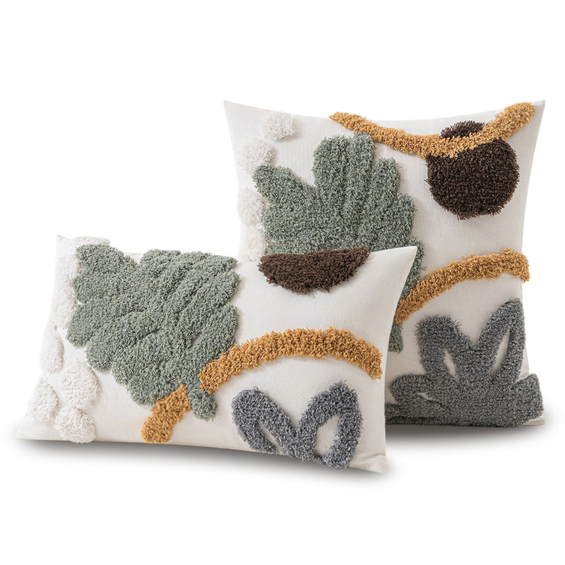 boho tufted cushion covers, view 2 - MRSLM