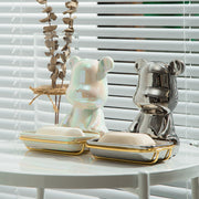 ceramic bear soap dish, view 5 - MRSLM