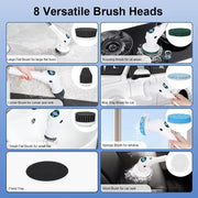 electric 8-in-1 wireless cleaning brush, view 6 - MRSLM