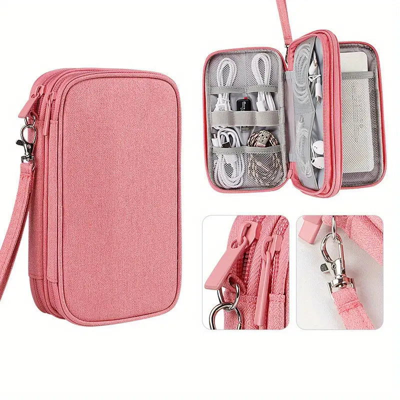 travel organizer for digital accessories, view 3 - MRSLM
