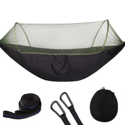 camping hammock with mosquito net, view 2 - MRSLM