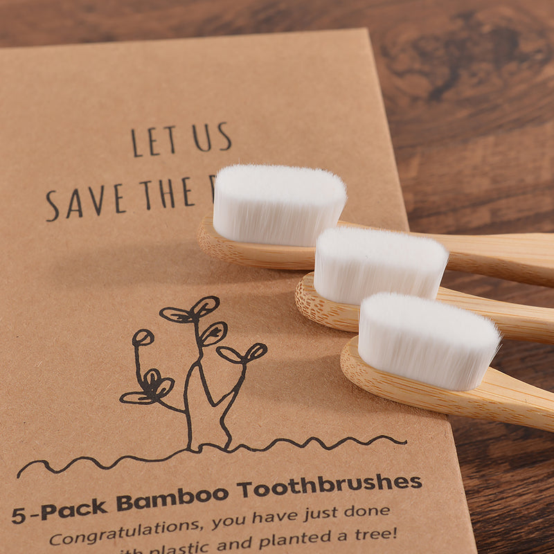 ultra fine soft bamboo toothbrushes, view 10 - MRSLM