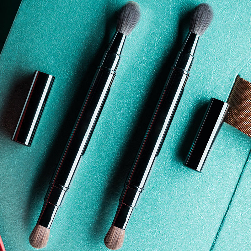 double-ended portable makeup brush, view 5 - MRSLM