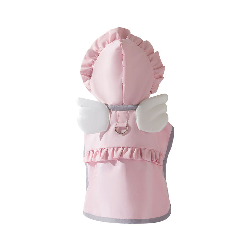 waterproof dog raincoat, view 4 - MRSLM