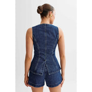 Denim 2-piece summer set, view 7 - MRSLM
