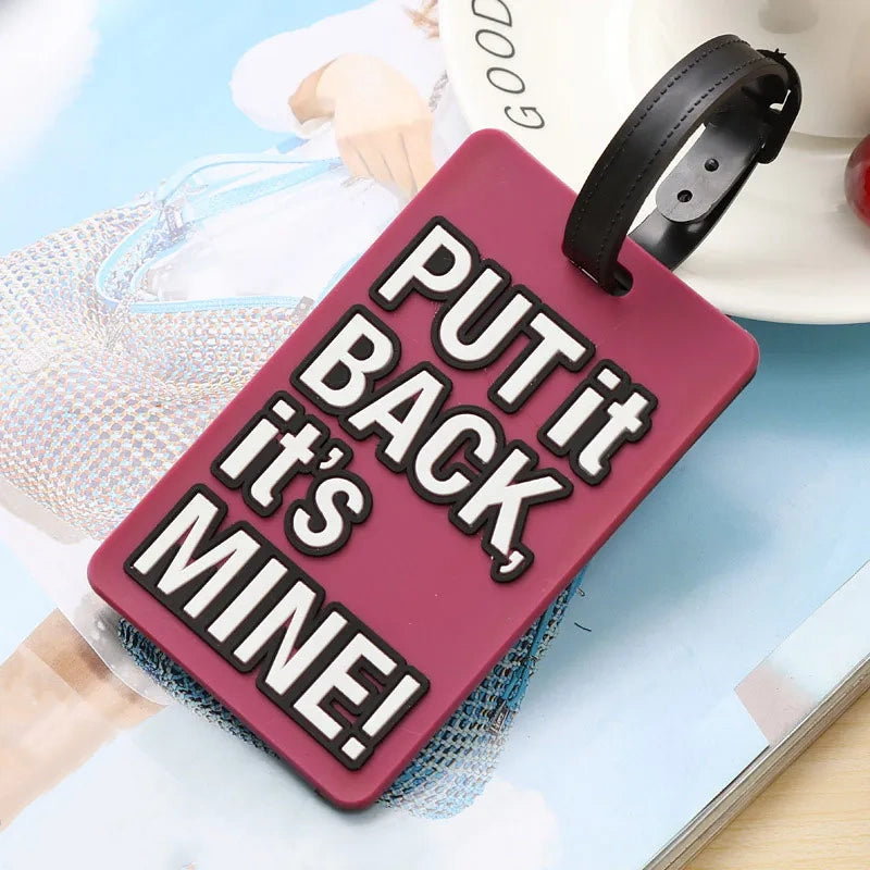 not your bag silicone luggage tags, view 6 - MRSLM