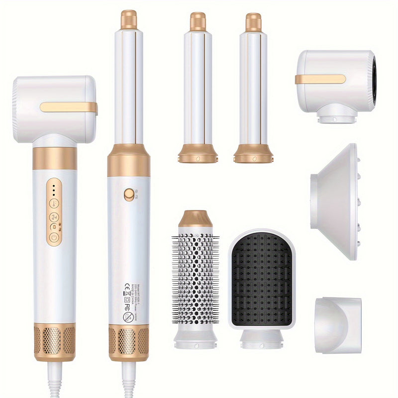 7-in-1 ionic hair dryer and styling brush set, view 2 - MRSLM