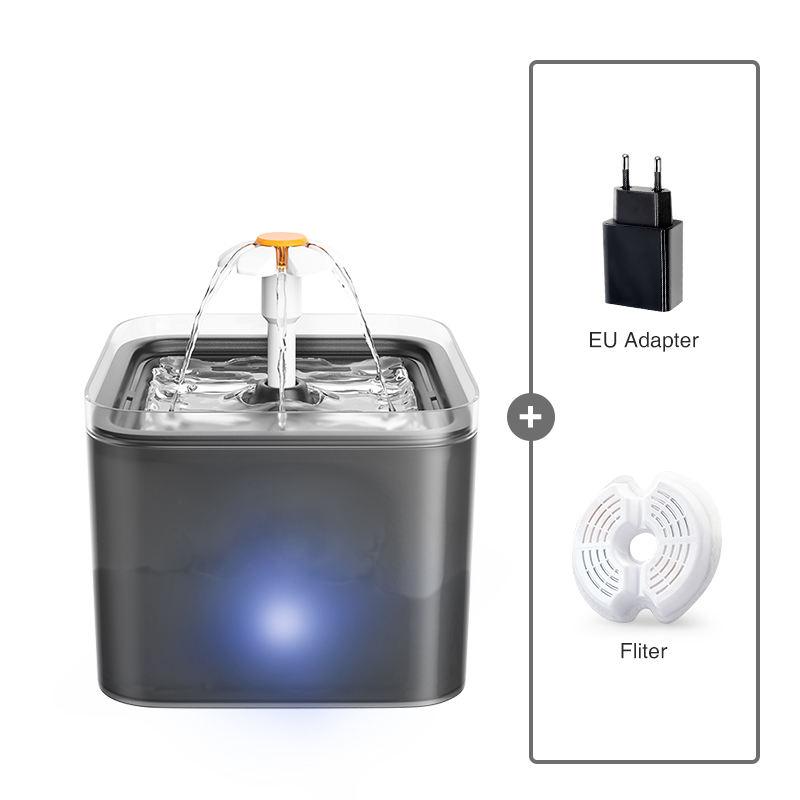 led cat water fountain, view 3 - MRSLM