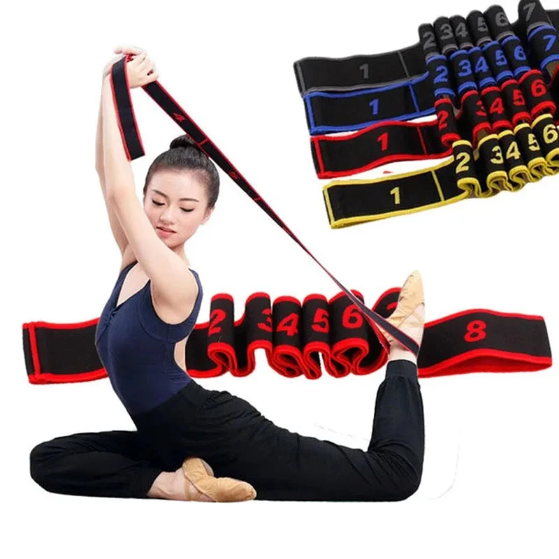 Yoga stretch resistance bands, view 8 - MRSLM