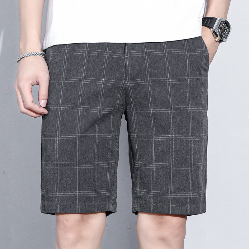 men's casual plaid shorts - MRSLM