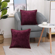 soft chenille velvet throw pillow cover, view 28 - MRSLM