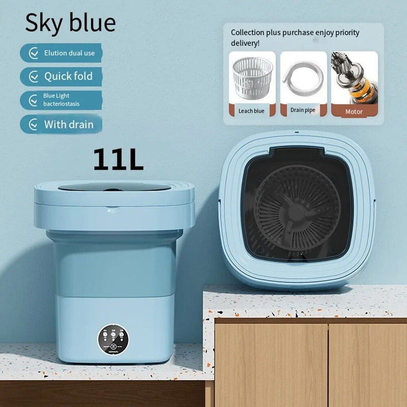 portable folding washing machine, view 9 - MRSLM