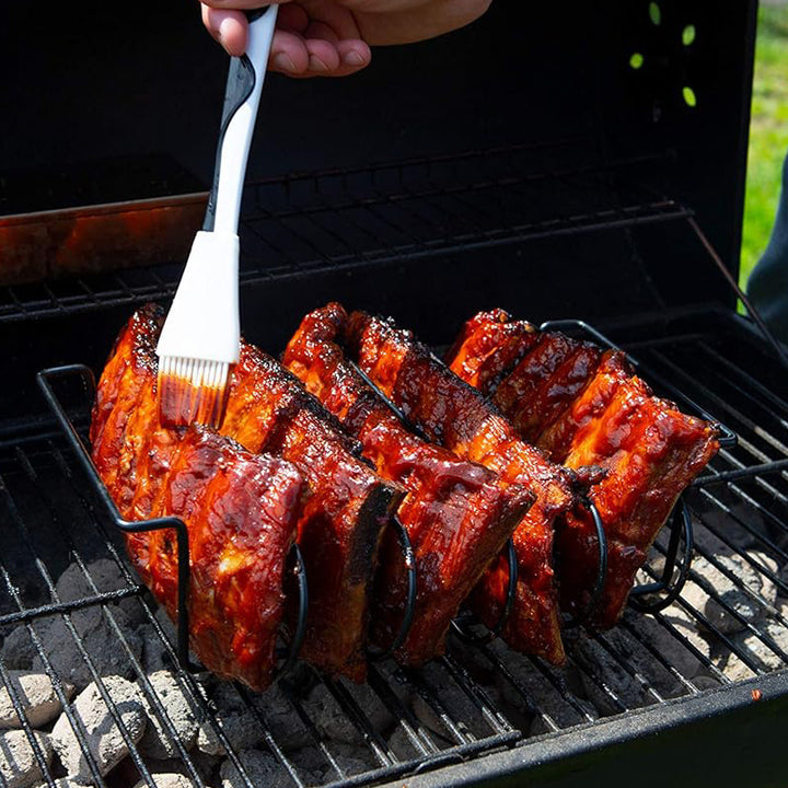Premium Non-Stick Grill Net - Barbecue Steak Rack & Spare Ribs BBQ Tool