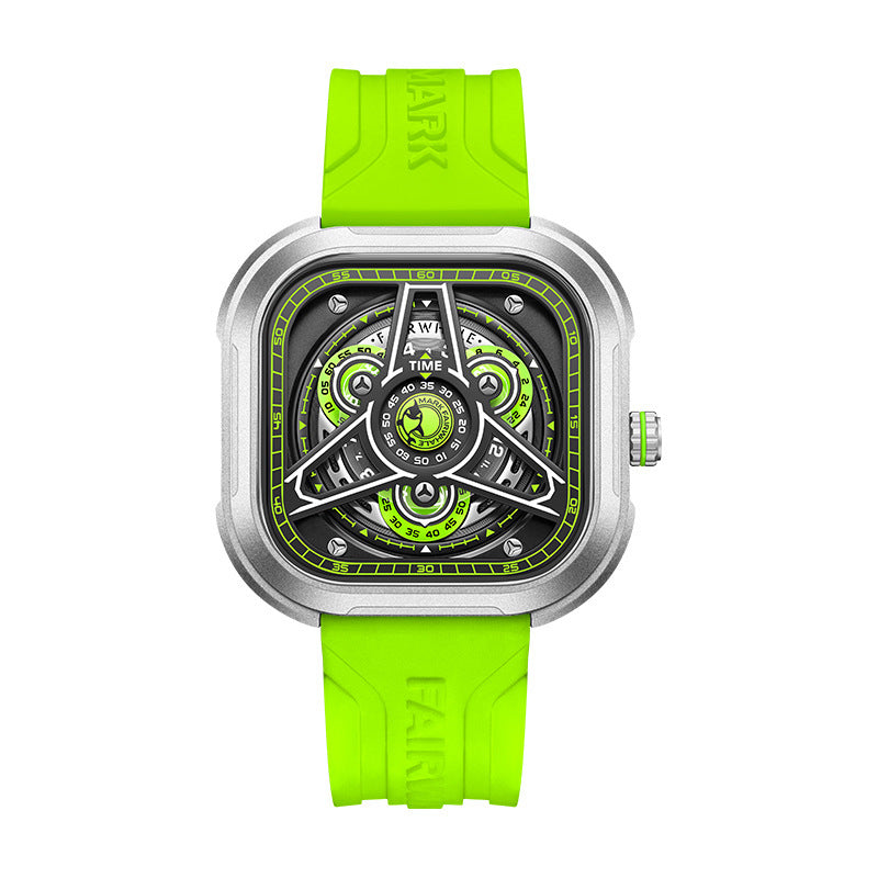 men's luminous quartz watch, view 3 - MRSLM