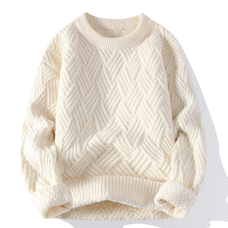 men's loose pullover sweater, view 10 - MRSLM