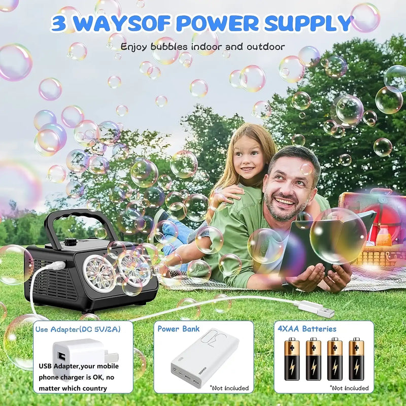 High-efficiency LED bubble machine, view 5 - MRSLM