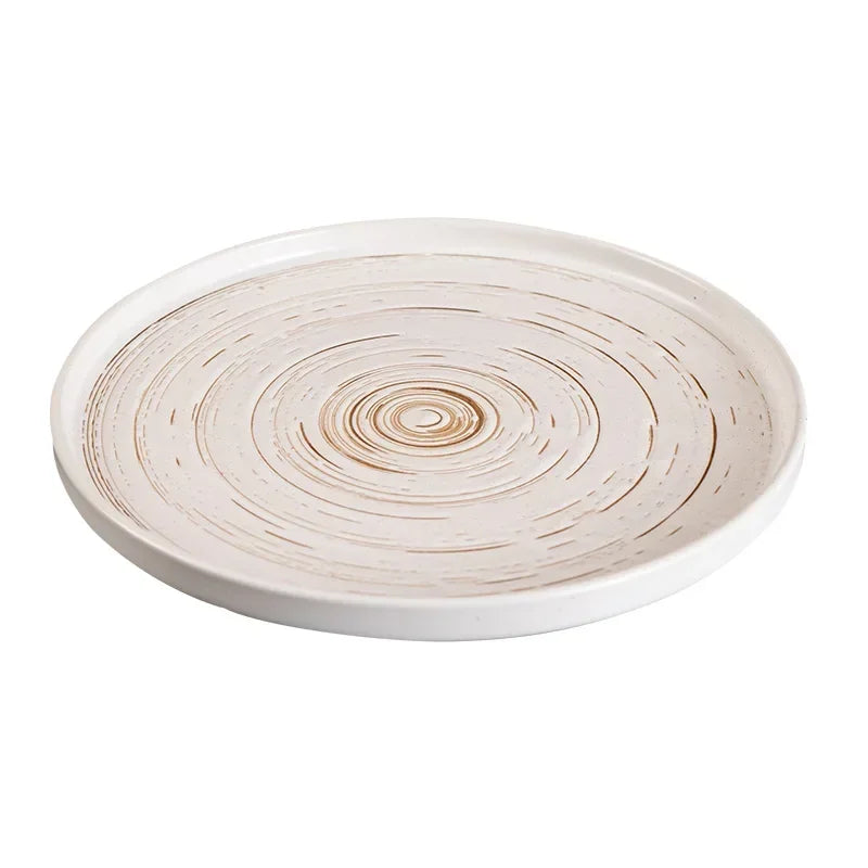 retro ceramic western style plate, view 8 - MRSLM