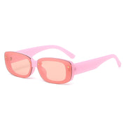 candy color rectangle sunglasses, view 3 - MRSLM