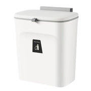 wall mounted slide cover trash can, view 3 - MRSLM