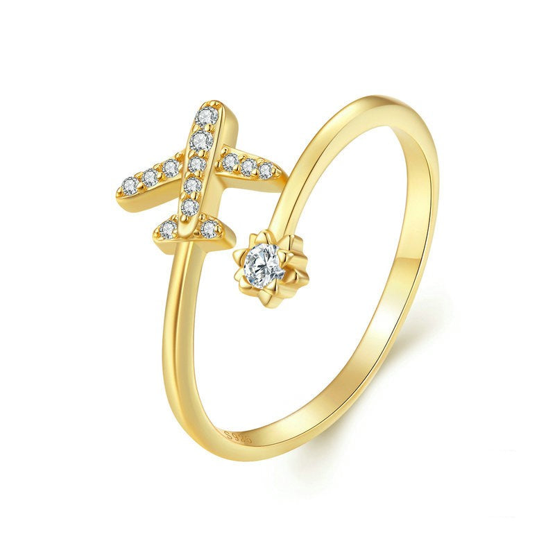 s925 silver sailing open ring, view 5 - MRSLM
