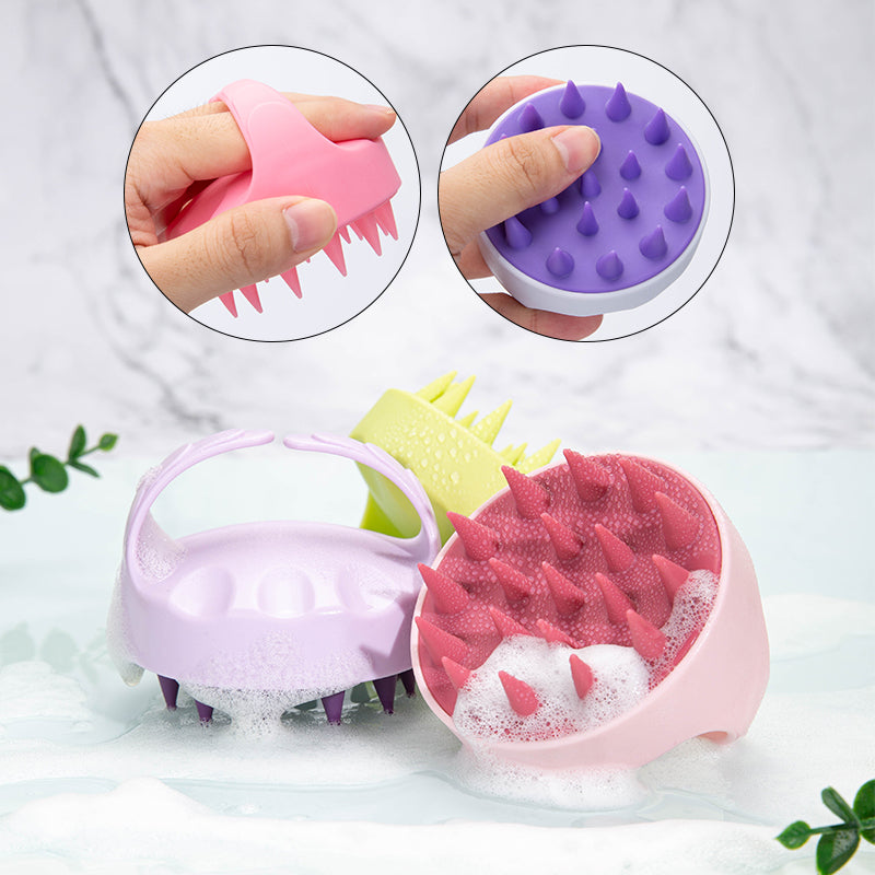 silicone scalp massage brush, view 7 - MRSLM
