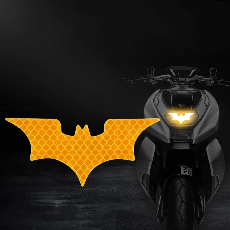 bat shape reflective stickers, view 2 - MRSLM