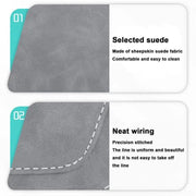 universal pu leather car glasses holder, view 10 - MRSLM