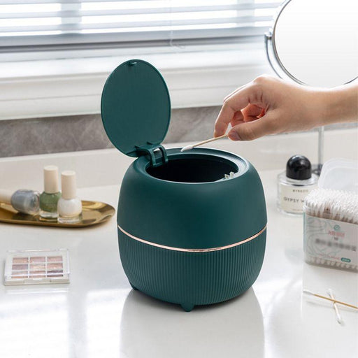 mini round desktop trash can - MRSLM