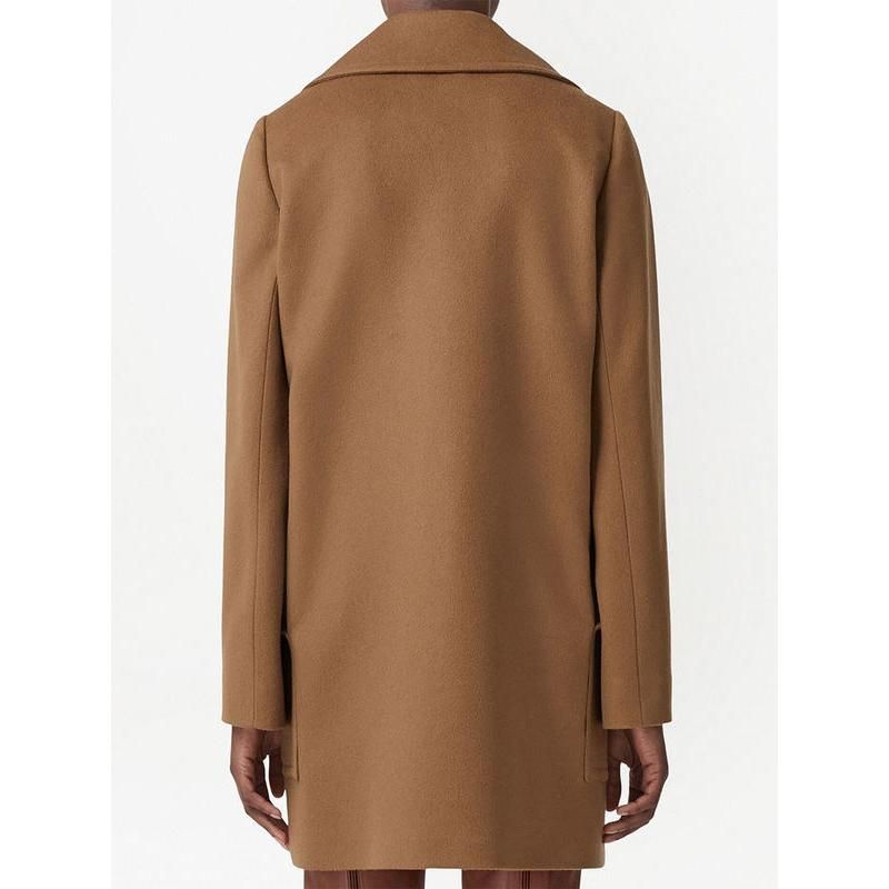 Mid-length double breasted overcoat, view 5 - MRSLM
