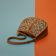 leopard saddle shoulder bag, view 7 - MRSLM
