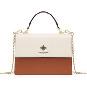 square leather shoulder bag, view 4 - MRSLM