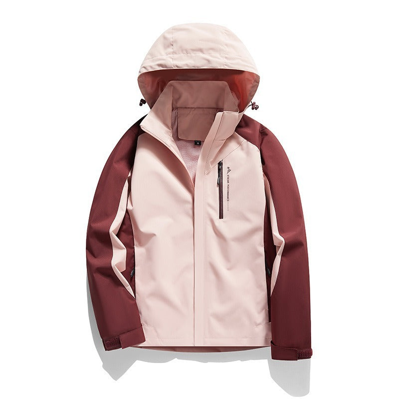 removable waterproof windproof hooded jacket, view 12 - MRSLM