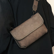 men's plaid shoulder bag, view 10 - MRSLM