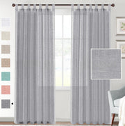 linen yarn curtain, view 4 - MRSLM