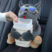 cartoon car tissue and trash holder, view 4 - MRSLM