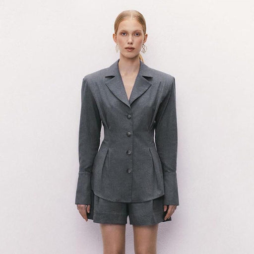 slim-fit shirt and shorts outfit - MRSLM