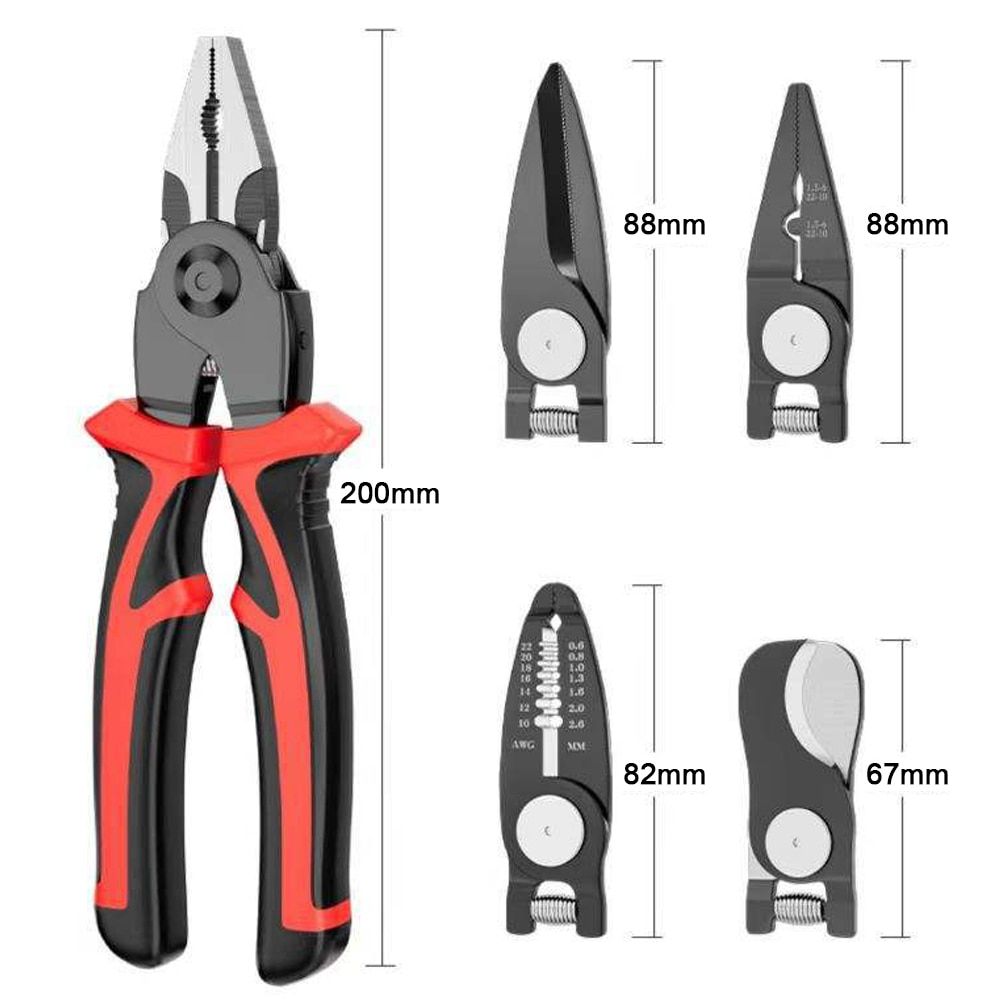 Multifunctional 5 in 1 Pliers Steel Wire Pliers