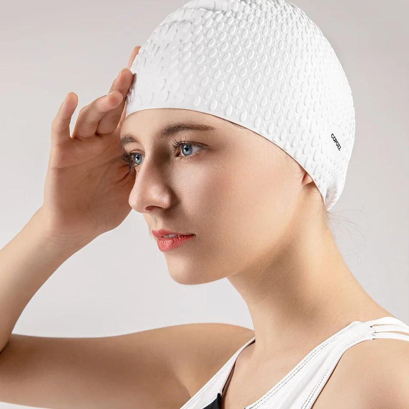 silicone swimming cap for long hair - MRSLM