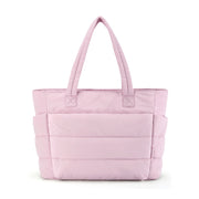 big square quilted tote bag, view 7 - MRSLM
